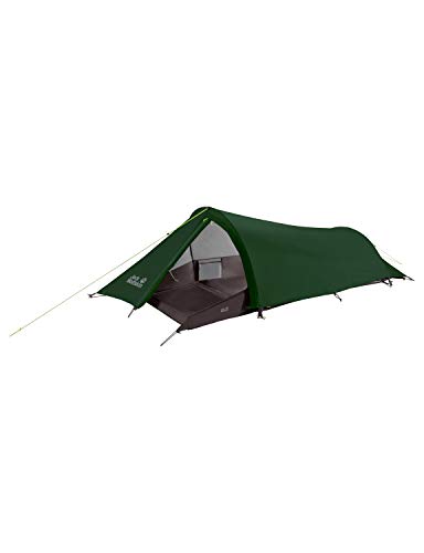 Jack Wolfskin Gossamer Robust 1 Person Tunnelzelt Zelt, Mountain Green, ONE Size
