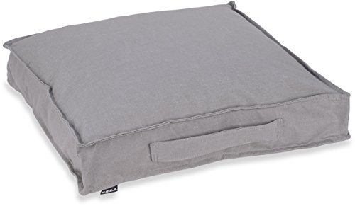 H.O.C.K. Caribe Outdoor Matratzenkissen 50x50x10cm hell-grau gris Plomo 01