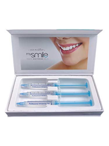 MySmile Gel - Das Original Zahnaufhellungsgel | 3x Nachfüllgel | Für Weißere Zähne | Professionelles Teeth Whitening Gel | Refill Bleaching Gel Gegen Gelbe & Graue Zähne