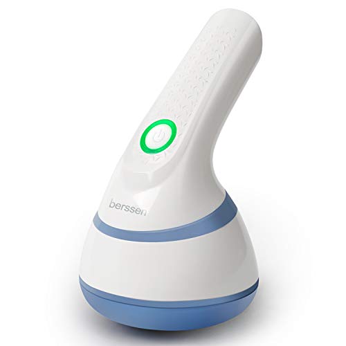 berssen Fusselrasierer Elektrisch Fusselentferner mit 180 ° drehbarer Handgriff und extra starkem Motor für Kleidung, Wolle Sofa, Teppiche Akku über USB wiederaufladbar