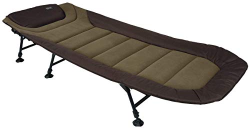 Fox Eos 1 Bed 209x80cm - Angelliege zum Ansitzangeln, Karpfenliege zum Karpfenangeln & Wallerangeln, Liege zum Angeln, Campingbett