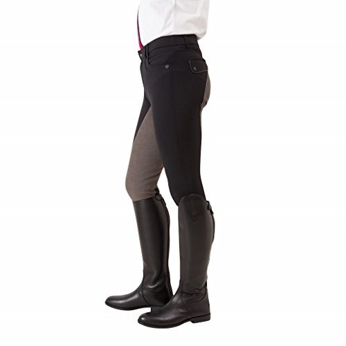Covalliero Herren Reithose Techno, schwarz, 52, 328585