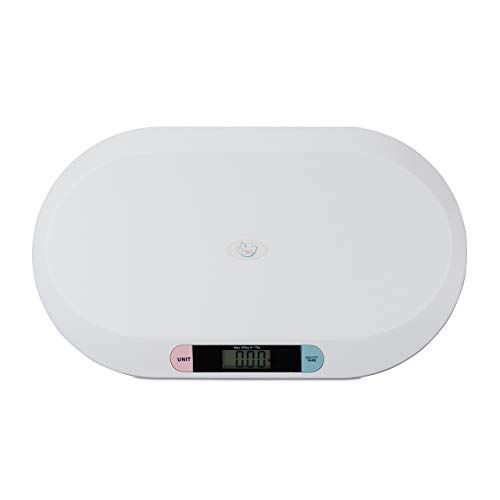 little Choice Digitale Babywaage, für Neugeborene bis 20 kg, als Stillwaage oder Kleintierwaage, inkl. Batterien, weiß