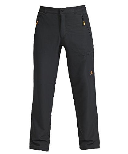 Nordcap Damen Thermohose, Funktionelle Wintersport-Hose in Anthrazit, mit warmem Innenfutter, Skihose, Wanderhose, Lange Freizeithose, Gr. 36-50