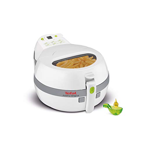 Tefal ActiFry FZ7100 Heißluftfritteuse (1400 Watt, 1 Kilo Fassungsvermögen) weiß/grau