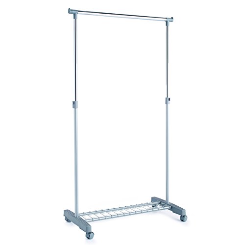 Zeller 17150 Rollkleiderständer, 1-teilig / 83 x 43 x 93.5-170