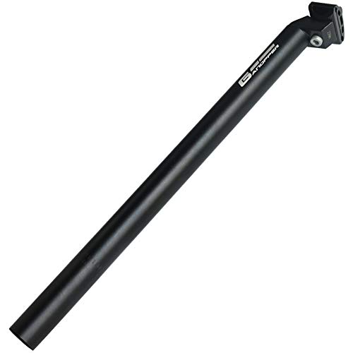 GANOPPER 28,6mm 450mm Legierung Rennstrecke Fahrrad Sattelstütze 10mm Versatz Backset MTB BMX Mountainbike Sattelrohr (28.6 * 450mm)