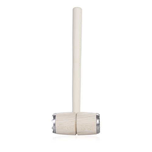 Wenco Fleischklopfer mit Metallkappen, Buchenholz/Metall, Holz, 541473