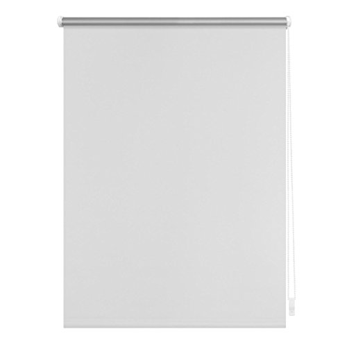 Lichtblick Thermo-Rollo, 90 cm x 150 cm (B x L) in Weiß, ohne Bohren, Sonnen-, Sicht-, Hitze- & Kälte-Schutz, reflektierende Thermofunktion, Klemmfix für Fenster & Türen