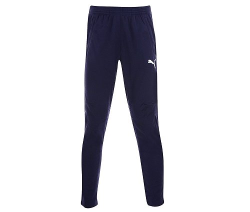 Puma Herren Trainingshose, black-White, L, 653824 03