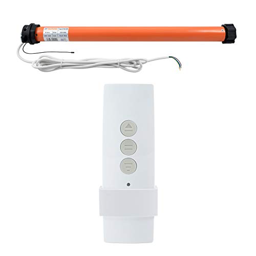 3T-MOTORS Funk Rollladenmotor mit Fernbedienung, Rolladenmotor, Rollladenantrieb, Funksteuerung, 20 Nm 40 kg Zugkraft SW60, 3T45-20R + HS1