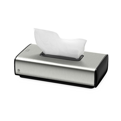 Tork 460013 Spender für Kosmetiktücher aus Edelstahl / Tork F1 Spendersystem in zeitlosem Design für jeden Waschraum