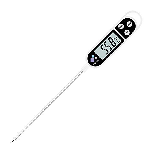 A&R Group Digital Küchenthermometer Haushaltsthermometer - Ofenthermometer Kochthermometer - Einstichthermometer Lange Sonde Korrosionsschutz °C/°F umschaltbar ideal für Küche Grill/BBQ