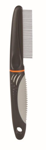 Trixie 23771 Fell-Entwirrer, rotierende Zinken, Hund/Katze, 22 cm