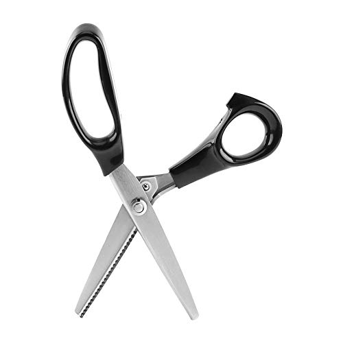 Zackenschere Stoff Dekorative Runde/Dreieckkante Schere Behandelt Professionelle Schneiderei Schere Clipper Ideal für Stoffe Auskleidungen Leder und Kunsthandwerk (3 4 5 7 mm) (3 mm)