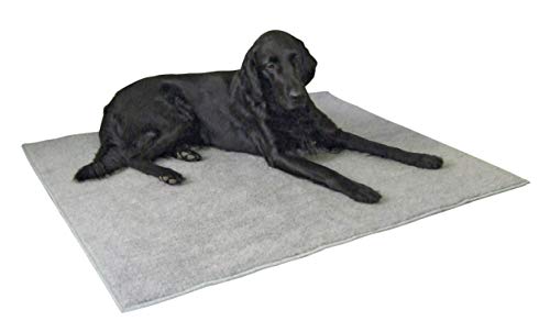 Kerbl Thermoteppich, 125 x 80 cm Anti-Rutsch, grau