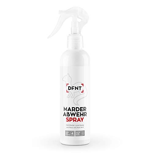 DFNT Marderabwehr Spray | 250ml Biologisch abbaubares Marderspray | Marderschreck & Marderfalle Alternative | Effektiver Maderschutz für Auto