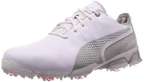 Puma Herren Ignite PROADAPT Golfschuhe, White-Gray Violet, 9.5 EU