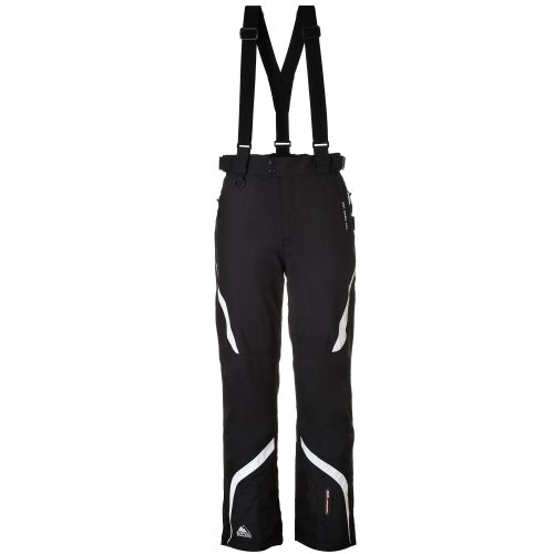 Cox Swain Herren Ski-/Snowboardhose Zermatt 2 - mit RECCO Lawinenreflektor - 15.000mm Wassersäule!, Colour: Black, Size: L