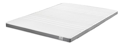 Traumnacht Gelschaum-Topper mit Klimaband und Gel-Aktiv-Kaltschaum, 140 x 200 cm, weiß