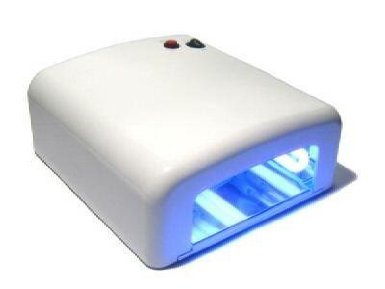UV-Lampe WEISS 4 x 9W Lichthärtungsgerät Nails Nail art UV-Gerät 4-Röhren-System Nägel Röhre