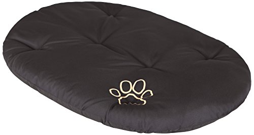 HobbyDog R6PODCZA5 Hundebett Hundesofa Hundekorb Tierbett Kissen, Größe 75 x 58 cm, schwarz
