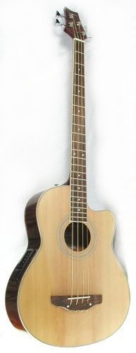 MPM Akustik Bass mit Pick-Up, 4-Band-EQ (natur)