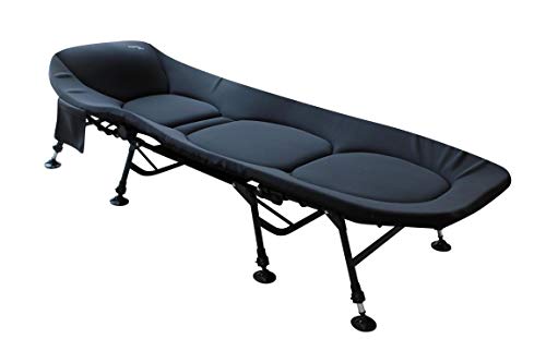 Mostal 8-Bein Neopren Karpfenliege Bedchair Anglerliege schwarz 2. Wahl