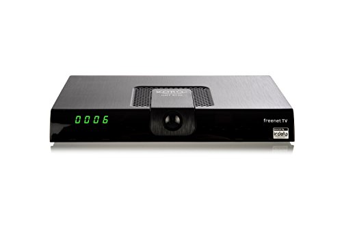 Xoro HRT 8720 HEVC DVB-T/T2 Receiver (HDMI, H.265, kartenloses Irdeto-Zugangssystem für freenet TV, Mediaplayer, PVR Ready, USB 2.0, 12V) Schwarz