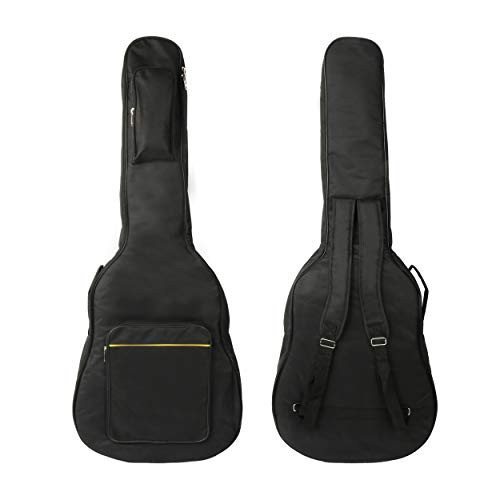 Gitarrentasche Gig Bag Wasserdicht Gitarre Tasche Gitarren Bag Guitar Case Gitarrenhülle für Akustikgitarre Klassikgitarren 40 41 Zoll Tasche Für Gitarre Rucksack 6MM Gepolsterte