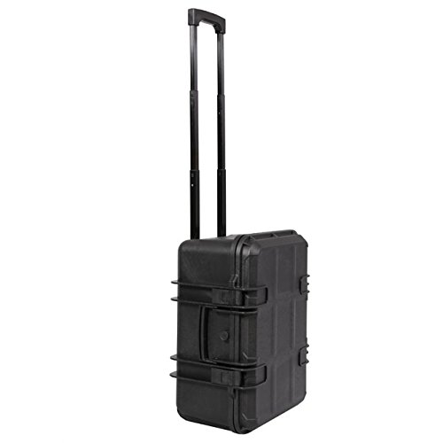 Wasserdichter Transport-Koffer Universal-Trolley für Foto & Video (50x38x25 cm)
