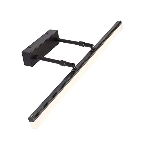 Ralbay 14W Spiegelleuchte LED Spiegellampe Spiegebeleuchtung Bilderleuchte Schranklampe Wandleuchte aus Edelstahl, Warmweiß 3000K 910LM, Badezimmerlampe Badlampe Spiegel Wand Schminklicht 60CM