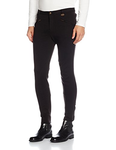 HKM Herren Reithose-Basic Hose, Schwarz, 50