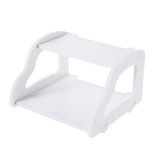 Willesego Regal-Set-Top-Box-Fräserhalterung Wandspeicher-Trennwand Splicing-Trennwand, Weiß (Farbe : -, Größe : -)