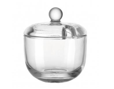 Leonardo 061141 transparent Glas Zuckerdose – Zuckerdose (90 mm, 90 mm, 105 mm)