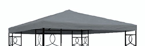 Pavillon Ersatzdach 3x3 Meter - anthrazit - wasserdicht - Pavillondach