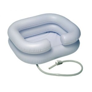 Haarwaschbecken Harwaschwanne für bettlägerige Menschen - aufblasbar 2-reihig