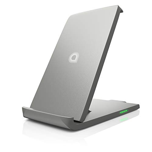 CSL - 10W Power Ladegerät kabellos Fast Wireless Charger | Induktionsladegerät | 2X Induktionsspulen | Ladegerät kompatibel für Samsung S10 S9 S8 S8+ S7 S6 Edge iPhone 8 8 Plus X