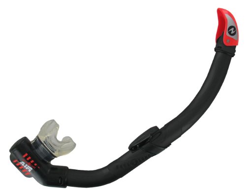 Aqualung Schnorchel Air Silicon Ventil, Farbe: schwarz