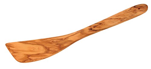 Fackelmann Pfannenwender Olivenholz 30 cm, Wender aus Holz, Design- Küchenhelfer aus Oliven-Holz, robust und mit unverkennbarer Maserung - spülmaschinengeeignet, Menge: 1 Stück