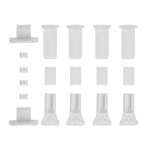 Lichtblick PKV.01.SB Klemmträger und Zubehör Montage-Set für Klemmfix Plissee PKV -