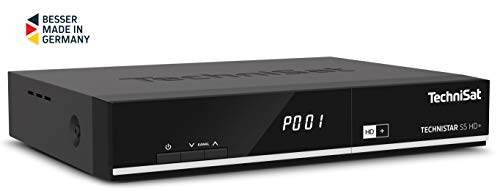 TechniSat TECHNISTAR S5 HD+ HDTV Sat Receiver (HD+ integriert mit 6 Monate Guthaben, PVR Aufnahmefunktion, HDMI, Ethernet, USB, vorinstallierte Programmlisten, Unicable tauglich) schwarz
