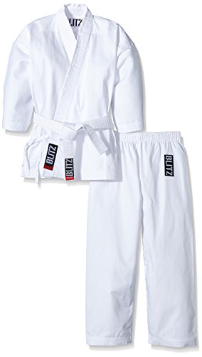 Blitz Poly Baumwolle Student Karateanzug, Weiß, 120 cm