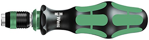 Wera 817 R SB Bits-Handhalter mit Rapidaptor Schnellwechselfutter, 1/4 Zoll x 133 mm, 05073541001