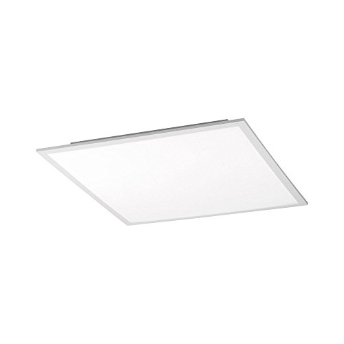 LED Panel Deckenleuchte flach Büroleuchte neutralweiß 45x45cm superflach Led Paneel 2400 Lumen Dimmer+Fernbedienung Bürolampe Tageslicht Decken-Lampe Wandlampe 4000 Kelvin neutralweiss dimmbar