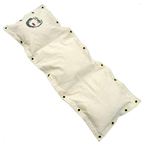 DETECH 3-Kammern Wand-Schlagpolster, Schlagkissen, Sandsack, Boxsack, Wandsandsack, Makiwara, Wandschlagpolster, Wandschlagkissen,JKD Wandmakiwara Wing Chun