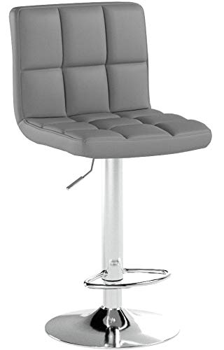 SONGMICS 2er-Set Barhocker mit Rückenlehne höhenverstellbar