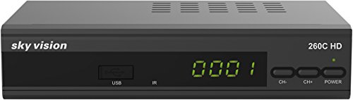 Sky Vision 260 C-HD (HDTV Kabelreceiver, HDMI, Scart, Netzwerkschnittstelle, USB, Elektronischer Programmführer)