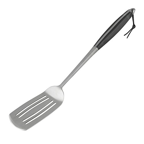 Campingaz - Hochwertiger Premium Grillwender aus massiven Edelstahl, Kunststoffgriff mit Lederbändchen zum Aufhängen, Länge 46,5 cm