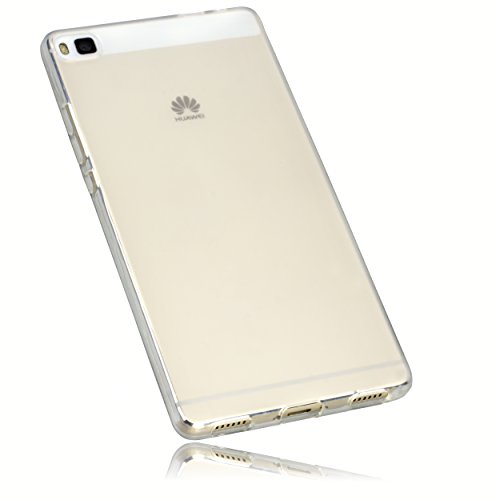 mumbi Schutzhülle Huawei P8 Hülle transparent weiss